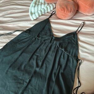 Divided V Neck Dress Women size L